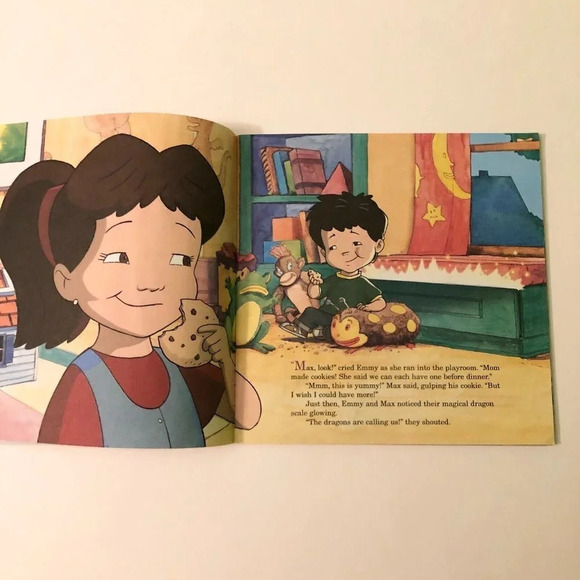 2002 Dragon Tales Too  Much Fun Random House Pictureback Book - Picture 9 of 16